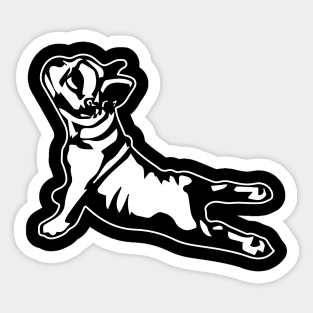 French Bulldog Yoga Sticker